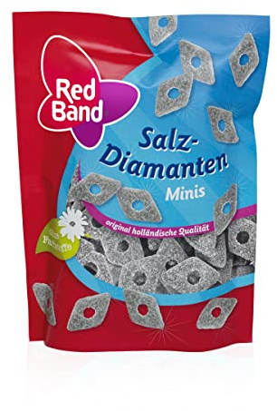 Red Band - Salz-Diamanten Minis Lakritze Lakritzrauten - 200g