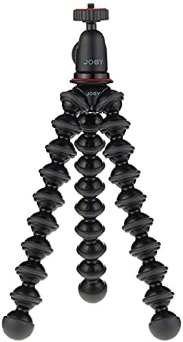 JOBY JB01503-BWW GorillaPod 1K Kit, Flexible Compact Tripod with BallHead for Enhanced Compact and CSC/Mirrorless Camera Up to 1 kg Payload, Black