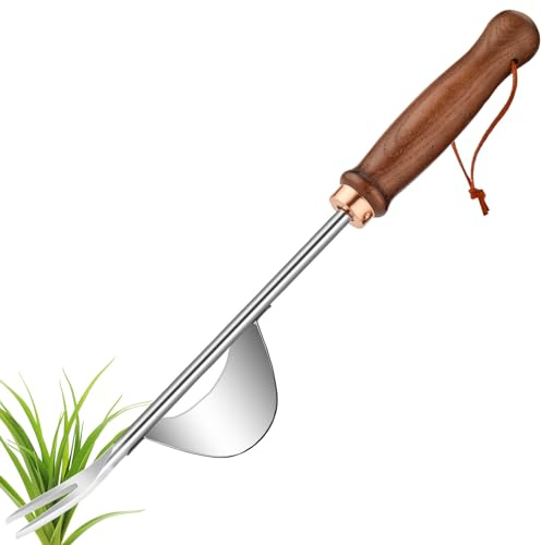 Kit d'outils de Jardinage pour Jardinage en Plein air Motif Fleurs pour enlever Les Mauvaises Herbes 11.8In*0.8In Jaune
