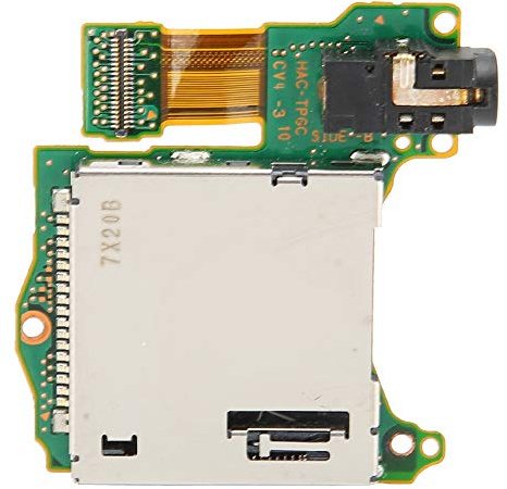 Emplacement de Carte d'hôte de Jeu Professionnel pour Switch, Port de Trou d'écouteur de Plateau de Lecteur, Remplacement de Fente de Carte pour Console de Commutateur