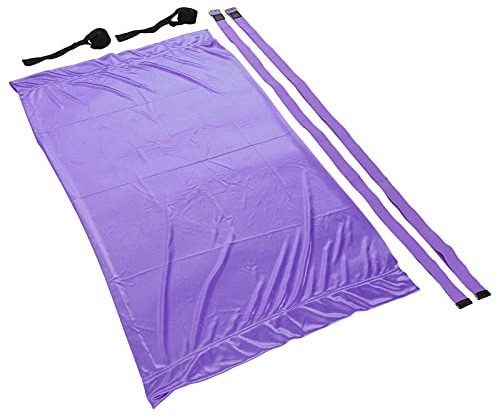 Yuecoom Yoga-Hängematte, Professionelle Yoga-Ausrüstung, Yoga-Hängematte Handstand Split Leg Dehnbares Training Tragbare Elastische Lufthängematte für Zuhause(Purpel)