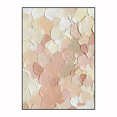 Acrylbilder Auf Leinwand Handgemalt, Morandi Beige Textur, Minimalistisch, Abstrakt, Modern, Groß, Original, Handbemalt, Messer, Kunstwerke, Gemälde Auf Leinwand, Wandkunst Für Zuhause, Büro, D