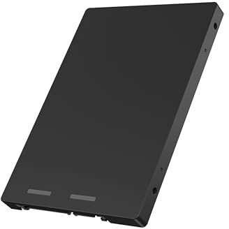 ICY Box M.2 SATA Adapter, SSD M.2 auf 2,5 Zoll SATA Adapter, M.2-Konverter zu SATA III (bis 6 Gbit/s), für B-Key/B+M-Key (M.2 PCIe NVMe Nicht unterstützt), 2,5 Zoll Gehäuse, IB-M2S253