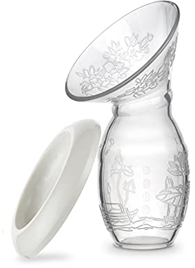 Apparecchiature per mungitura Pompa del Seno 3pcs, collettore del Latte, collezionista del Seno, Pompa del Seno Manuale per Donne Incinte, Dispositivo di mungitura in Silicone