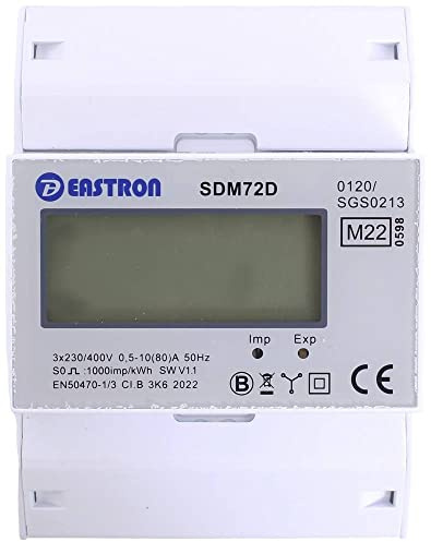 Counttec SDM72D SDM72D Drehstromzähler digital 80 A MID-konform: Ja 1 St.