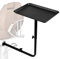 Plateau de Salon Fixé à la Chaise, Hauteur Réglable Plateau de Salon pour Coiffeur Plateau de Rangement Équipement de Salon et de Spa pour Chaises de Barbier Coiffure Outils Peignes Tatouage