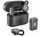 Hollyland Lark M2S Wireless Lavalier Microphone for Camera, iPhone, Android, 300m Range, Titanium Clip, Noise Cancelling, 30h Duration, Lapel Mic for Livestream Vlog (2TX+2RX+1 Cable for Lightning)