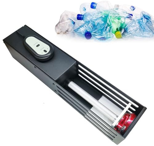 CFDZCP Wall Mounted Electric Can Crusher For Recycling 12oz&16oz Aluminum Cans,Heavy-Dutyco-Friendly Smasher For Aluminum Seltzer, Soda, Beer Cans And Bottles(Schwarz)