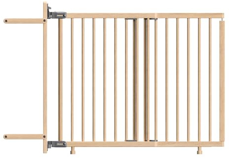 BabyDan Adjust Pro Treppenschutzgitter Baluster Edition, Holz, 74,5-114 cm