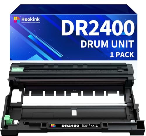 Hookink DR2400 Drum Unit Compatible with Brother DR-2400 Drum Unit for HL-L2310D L2350DW L2370DN L2375DW MFC-L2710DN L2710DW L2730DW L2750DW DCP-L2510D L2530DW L2550DN (1 Pack)