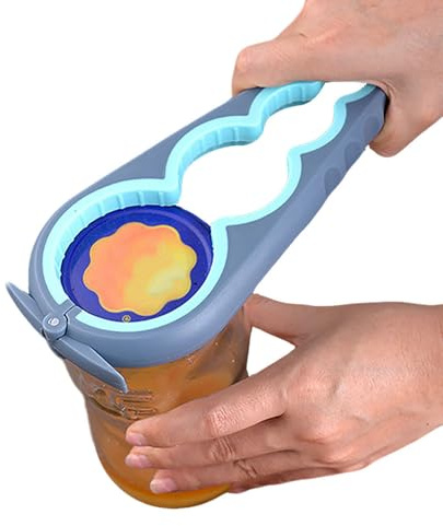 Guoxintech Jar Opener, Universal Bottle Opener,Suitable for Elderly and Children with Arthritis and Hand Weakness