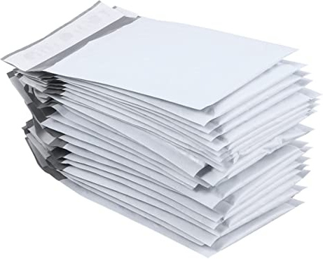 DIYEAH Gepolsterte Umschläge 50 Stück Bubble Mailing Taschen Selbstklebend Wasserdicht Anti-Shock Anti-Druck Versandtaschen 13.00 X 9.00 X 0.50 Cm Für Kleidung T-Shirts Decken