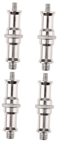 ANDRESLAD 4 Piezas Adaptador Rosca Macho Trípode Cámara Tornillo Metálico Resistente Accesorios Flash Estudio y Soporte Luz Portátil