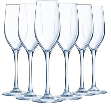 Chef & Sommelier - Collection Sequence - 6 flûtes 17 cl - Fabriqués en France - Emballage renforcé