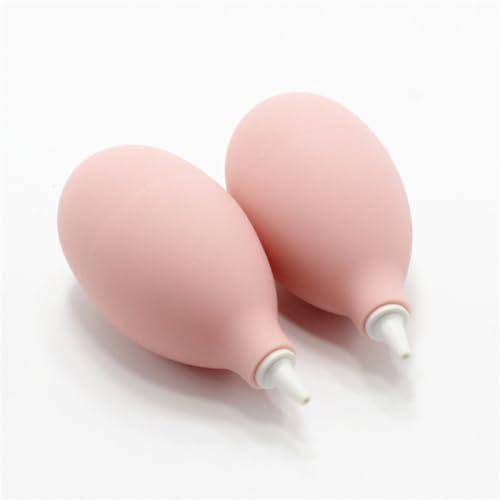 Mikinona Lot de 4 Boules de Nettoyage pour Appareil Photo en Silicone Rose Souffleur à Presser pour Éliminer Poussière des Plantes Succulentes Montres et Ordinateurs Outil de Nettoyage