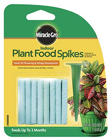 Miracle-Gro 1002522 Indoor Plant Food Spike, 1.1 Ounce