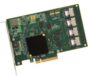 LSI 16-Port Int, 6 Gb/s SATA + SAS, PCIe 2.0, LSI00244 (+ SAS, PCIe 2.0)
