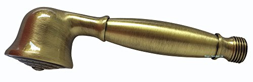Landhausstil Handbrause bronze altmessing gebürstet, Duschkopf im Nostalgie Retro Antik Design
