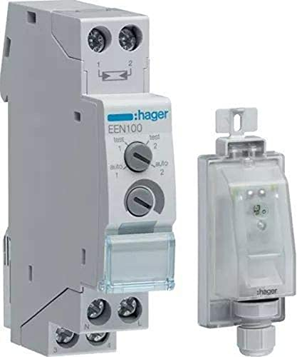 Hager EEN100 Twilight Switch with Surface Sensor EEN003 3250617579308