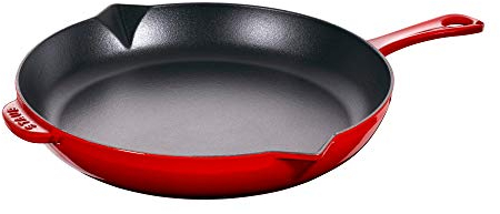 STAUB Bratpfanne aus Gusseisen, 25,4 cm, Kirsche,