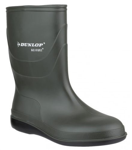 Dunlop B550631 DESINFECTIE unisex vuxna långa gummistövlar, Grön grön grön 08-42 EU