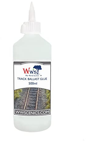 War World Scenics Colla per Sassi e Massicciate Ferroviarie - Flacone da 500ml - Modellismo Wargame