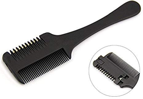 Professionelle Haar Rasierer Kamm Schwarz Griff Haar Rasieren Schneiden Ausdünnung Kamm Home Diy