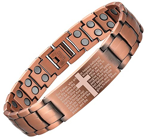 Pulsera magnética de cobre para hombres