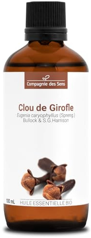 Clavo BIO – 100 mL – Aceite Esencial Premium – 100% Puro, Natural – Garantía ChromaCert® – Quimiotipado e Integral