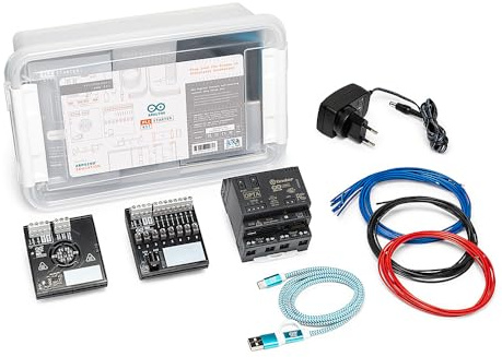 Arduino PLC Starter Kit [AKX00051] - Kit de Inicio para automatización Industrial, Ideal para Aprender Controladores lógicos programables con Arduino