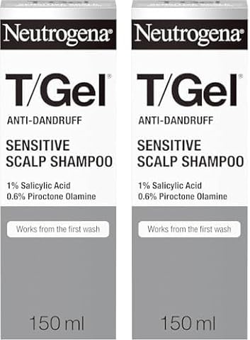 Neutrogena T/Gel Anti-Dandruff Shampoo Sensitive Scalp, 150 Ml (Pack of 2)