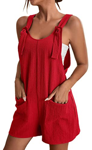 Eauptffy Tuta estiva da donna, pantaloni corti, estivi, Y2k, elegante, salopette, spaghetti, pantaloni corti, salopette, pagliaccetti, idea regalo per la mamma