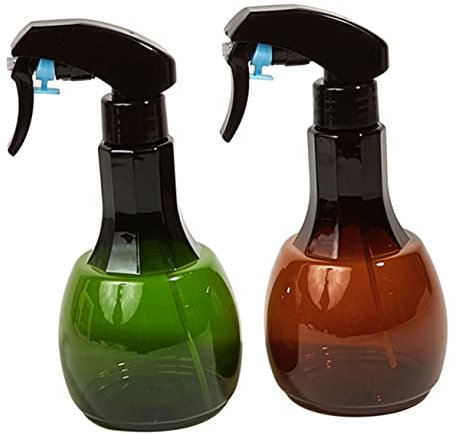 BELLIFFY 2pcs Fine Mist Spray Bottle for Hairdressing and Garden Use Refillable Watering Sprayer Comfortable Grip for Professional Salons and Home Care