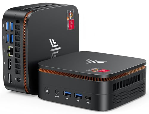 KAMRUI Pinova P1 Mini PC, W-11 Pro AMD Ryzen 4300U(Beat 10110U/N150/N95 up to 3.7GHz), 16GB RAM 512GB SSD Mini Desktop Computer Support 4K HDMI+DP+Type-C/WiFi/BT for Business Home Office Mini pc