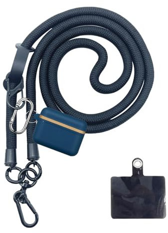 Phone Rope Lanyard | Cell Phone Lanyard | Thick Anti Theft Phone Strap Neck Phone Holder for Outdoor Activities Travel | 10mm Phone Cros-body Neck Holder with Spacer | Cros-body Phone Strap