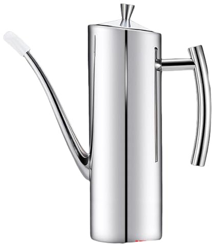 our fave Nonrust Steel Oil Dispenser Leak Proof Design With Press Button For Precise Pouring Food Grade 304 Kitchen Essential
