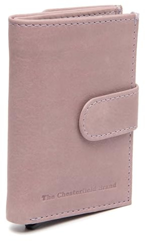 The Chesterfield Brand Leder Kartenetui Torola Card Holder Lavender Lilac Flieder
