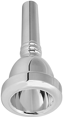 KIMISS Embout de Corne de Trombone, Accessoire d'instrument de Musique en Cuivre Durable pour Trombone Ténor avec Emballage Sous Vide (SILVER)