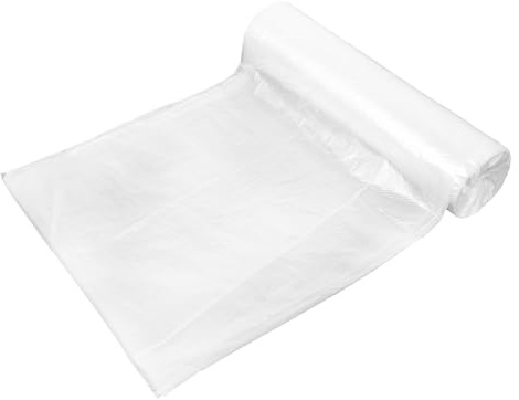 Lurrose Housse Imperméable pour Meubles Bâche Plastique 1 Rouleau 20 Mètres X 1,8 M Anti-Poussière pour Canapé et Rangement