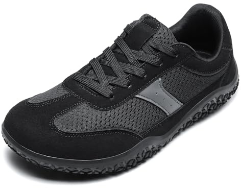 Meik Mangni unisex barfotaskor utomhus för kvinnor och män minimalistiska vandringsskor för atletiska breda tår halkfria och ventilerande träningsskor, storlek 36–46 EU