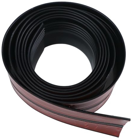 Lecreatekit Rutschfeste Treppe für Kantenschutz für Vinylgummi-Treppennasenformung - 10FT Selbstklebende Trittfläche für Kantenschutz für Fliesen, Holz, Marmor & Außentreppen