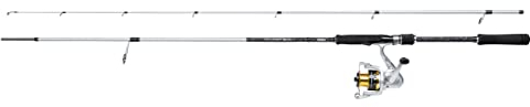 Mitchell Tanager SW Salzwasser-Spinnruten- und Rollen-Combo - Meeres-Spinnfischen auf Barsch, Meerforelle, Seelachs, Lippfisch, Makrele, 2.7m|15-50g