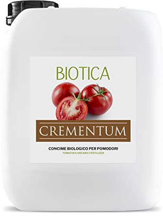 BIOTICA Concime Biologico Liquido per Pomodori – 5 Litri - CREMENTUM Fertilizzante Specifico per Pomodori - Consentito in Agricoltura Biologica