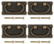 pzihao 4 Piezas Tiradores de Muebles Antiguos, Tiradores y Perillas Vintage de Cajones, Tiradores de PuertaAntiguos para Dormitorio, Tocador y Armario - 95x51mm