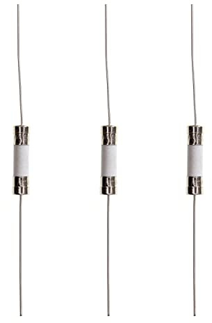 HUABAN 10 Pièces 8A 8 Amp 250V 5 * 20mm Fusible en plomb en céramique à soufflage rapide | Câble axial 8 A 250 V