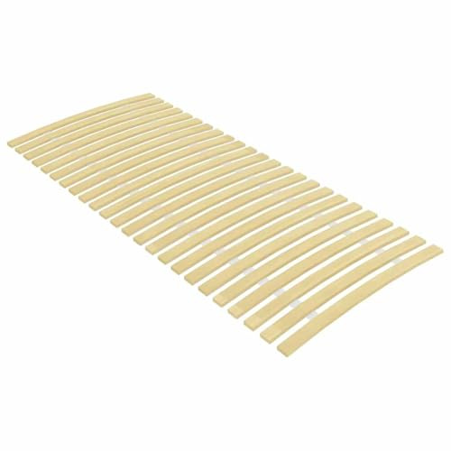 Gecheer Somier de láminas Plegable Somier Enrollable con Curva con 24 Listones 90x200 cm para Todas Camas – Listones Resistentes – Somier de Láminas Sin Bastidor