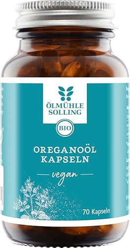 ÖLMÜHLE SOLLING - BIO Oreganoöl Kapseln | Inhalt: 70 Kapseln