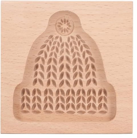 VDLLQYN, Wooden Cookie Molds,Biscuit,Gingerbread Press Stamp Carved Wooden Cookies Cutter Kitchen Gingerbread Biscuit Press Stamp Embossing ，Biscuit Mould