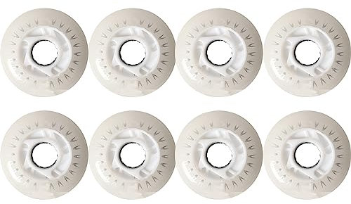 Generisch Inliner Skate Räder Indoor/Outdoor Rollschuh Räder LED Rubber Inline Skate Ersatz Rollen 85A 72 mm, 76 mm, 80 mm verschleißfeste PU Räder Speed Skating Schuhe Ersatzrad Anfänger