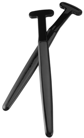 TOGEVAL 2 Pezzi Raschietto per Lingua in Bamboo Nero Spazzola Orale Ergonomica per Pulizia Profonda e Rimozione Debris Previene Alitosi e Migliora Gusto